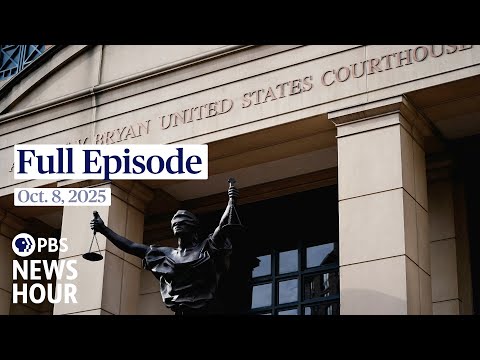 PBS News Hour full episode, Oct. 8, 2025
