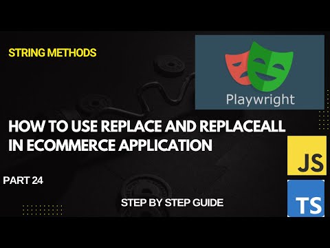 Playwright TypeScript Automation | Add to Cart, Remove $ Symbol & Verify Total | replace replaceAll