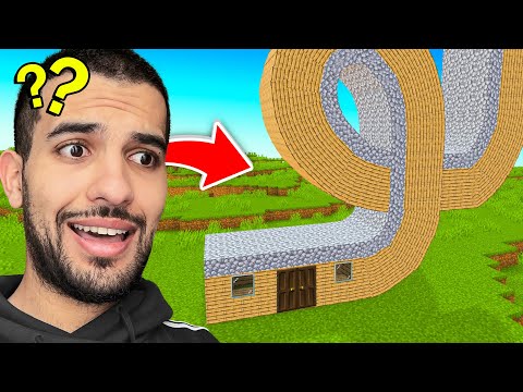 I ENLARGED his House until he noticed on Minecraft…