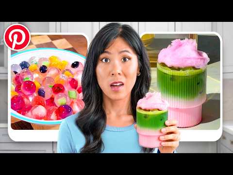 I Tested the MOST AESTHETIC Pinterest Recipes!⚡