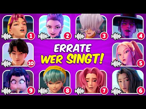 Guess KPop Demon Hunter's 2025 movie character by song & voice 🎙️🎵🔥 Huntrix, Saja Boys, Soda Pop