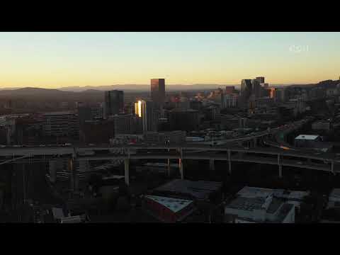 Autumn sunrise in Portland, Oregon Oct. 7, 2025