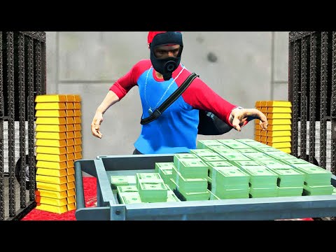 24 STUNDEN alle BANKEN AUSRAUBEN in GTA 5!