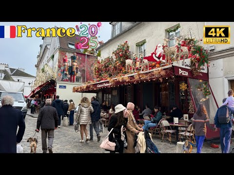 13 December 2025 PARIS 🇫🇷 FRANCE 4KHDR WALK CITY WALK PERFECT TOUR STREET THROUGH BREATHTAKING LOCAT