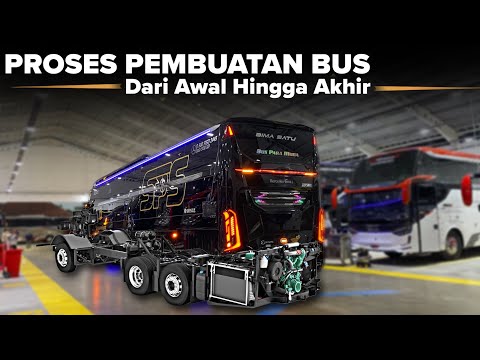 Bus Manufacturing Process from Start to Operation