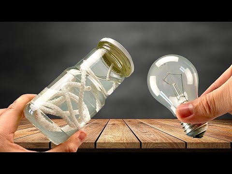 Now you will never throw away your old incandescent lamp ❗️Eternal candle using a regular lamp🗣️