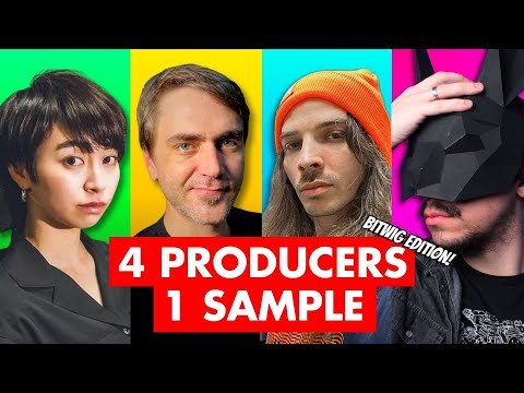 4 Producers 1 Sample Bitwig Edition with Yuri Urano, Alckemy & Dash Glitch
