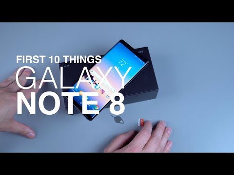 Galaxy Note 8: First 10 Things to Do!