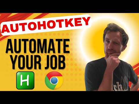AutoHotkey to Automate Chrome at Work - No Selenium, debug mode or Chrome.ahk - AutoControl Manager.