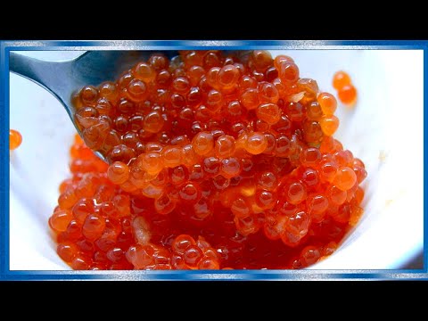 Как солить замороженную икру горбуши из магазина, как отделить икру горбуши от пленки,