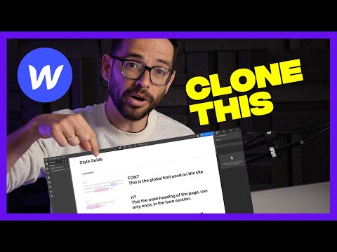 Webflow Tutorial: Starter Project Style Guide