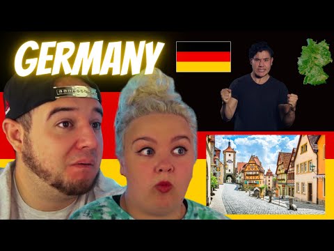 Americans react to Germany - Geography Now! Germany | COUPLE REACTION VIDEO