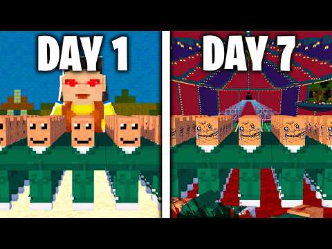 Can 456 Villagers Survive Squid Game in Minecraft?