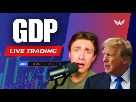 Live Trading GDP GOLD, USD, SPX500 & More!