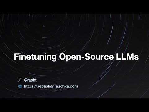 Finetuning Open-Source LLMs
