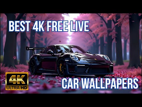 4K Porsche GT3 RS Live Wallpaper | Pink Forest Aesthetic