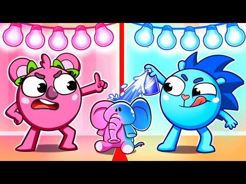 Canção Do Duelo Rosa Ou Azul | Canções Infantis Divertidas 😻🐨🐰🦁 Por Baby Zoo