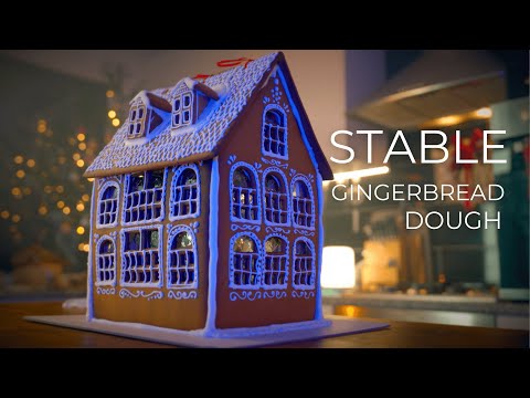 The Most Stable Gingerbread Dough for a Gingerbread House | Magical Cinematic Christmas Baking