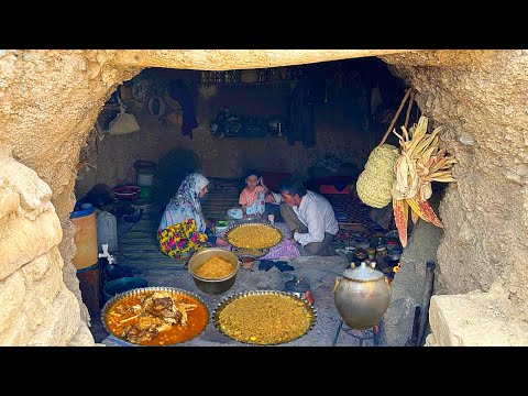 IRAN Village Life: Secrets Cooking Traditional Offal Food Nomadic Style