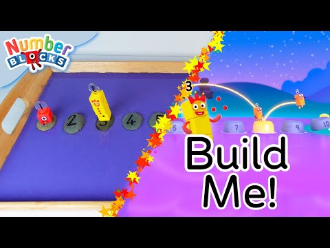 Numberblocks - Build Your Own Stepping Stone Maniputives | Numberblocks Crafts 🖍️ | Learn to Count
