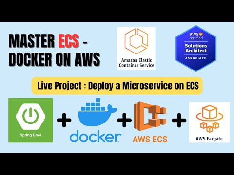 Master ECS | Docker on AWS | Live Project Based | Deploy Microservice on ECS | AWS SAA | #aws