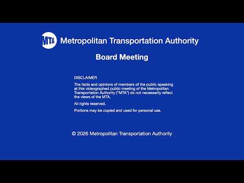 MTA Board - Finance Committee Meeting - 3/23/2026