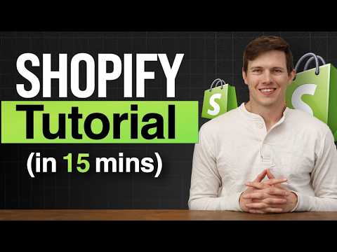 Shopify Beginner's Tutorial 2025 - Make A Pro eCommerce Store in 15 Minutes