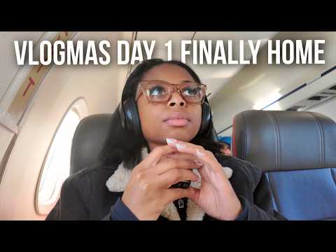 I Couldn’t Wait to Get Back to My Tiny Apartment | Vlogmas Day 1