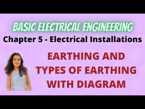 Earthing, Types Of Earthing with Diagrams |BEE|
