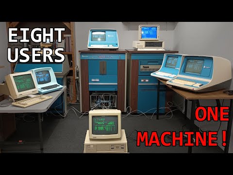 Eight Data Terminals on the Centurion at Once!