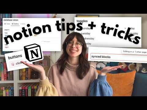Notion Tips & Tricks for 2025 ✨