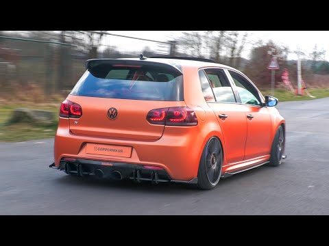 BEST of MODIFIED Volkswagen GOLF's leaving a Carshow | Flames, Launch Control, Accelerations, ...
