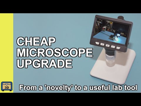 DIY Microscope Arm, upgrade your (Cheap) Electronics Microscope
