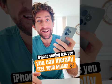 Physically feel your music! With￼ this #iPhone setting! #ios26 #music #applemusic