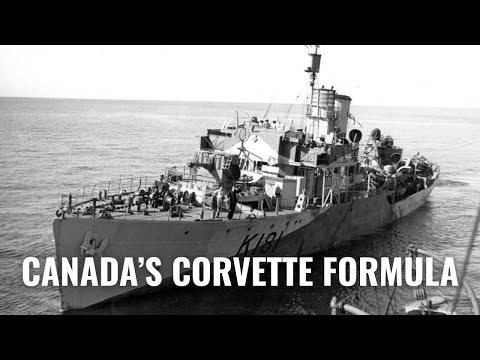 Canada Built 123 Corvettes in Four Years — And They Escorted 25,000 Merchant Ships