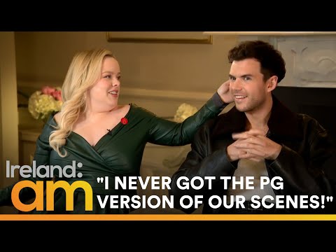 "I would've sworn I had a PG version!" | Nicola Coughlan & Luke Newton on filming Bridgerton