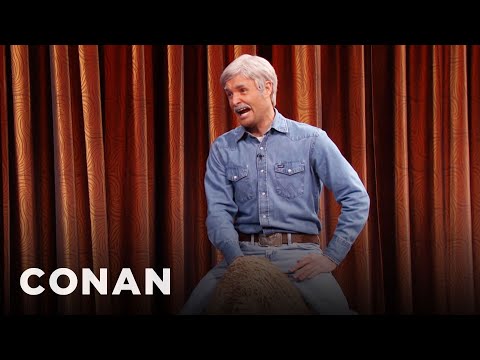 Ted Turner Returns To Hunt Down Will Forte | CONAN on TBS