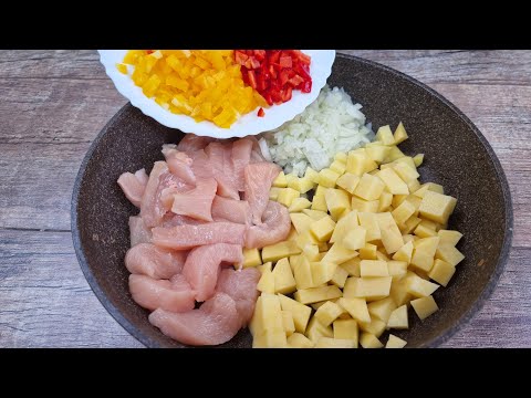 Hähnchenfilet mit Kartoffeln ist so schnell und lecker, ich rate jedem dazu!