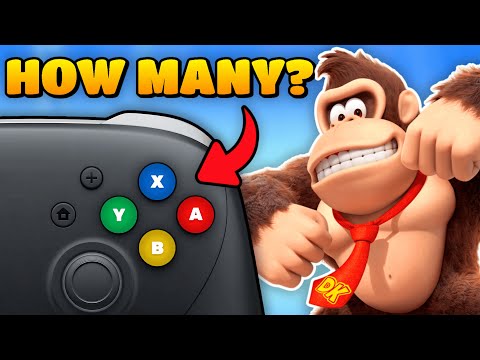 How Many Button Presses Do You Need to Beat Donkey Kong Bananza?