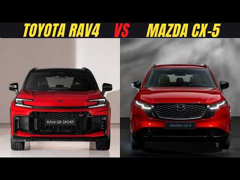Mazda CX-5 2026 vs. Toyota RAV4 2026 – Welcher SUV ist besser? Großer Vergleich!