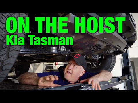 Kia Tasman engineering assessment on the hoist | Auto Expert John Cadogan
