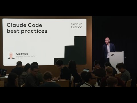 Claude Code best practices | Code w/ Claude