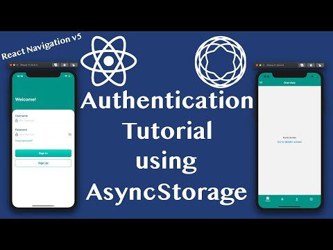 Login Authentication Tutorial in React Native using AsyncStorage | useReducer, useContext, useMemo