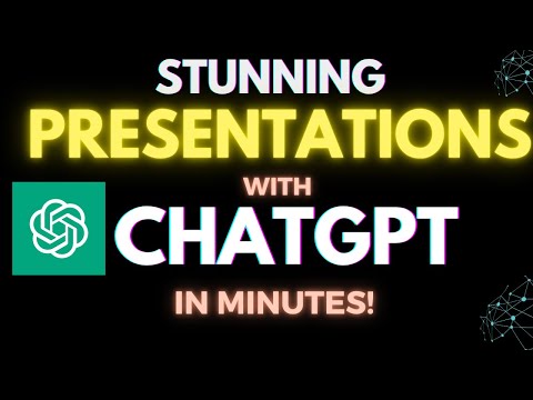 Create Stunning Presentations in ChatGPT in Seconds - ChatGPT Apps Are Insane!