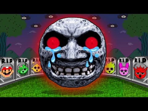 EVOLTION of Lunar Moon R.I.P All Mario and Incredibox Sprunki in Super Mario Bros