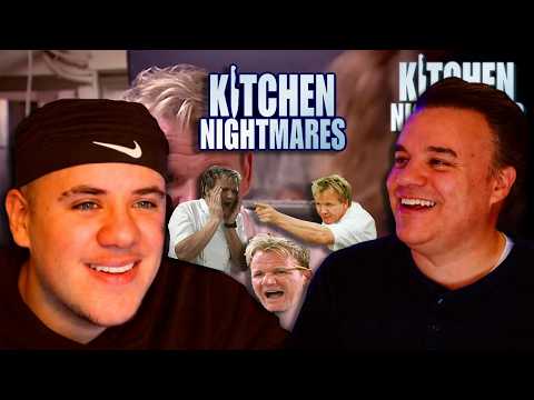 TheRagingItalian Reacts to GORDON RAMSAY KITCHEN NIGHTMARES....