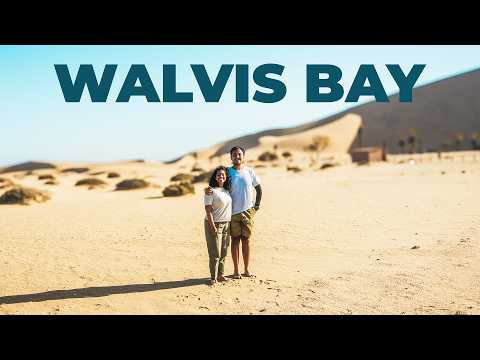 WALVIS BAY, NAMIBIA (Our little "city" adventure! 🌊🦩🦭🚙🌵)