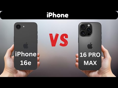 iPhone 16e vs iPhone 16 Pro Max – Which One Should You Buy? 🔥 Ultimate Comparison and Specs !