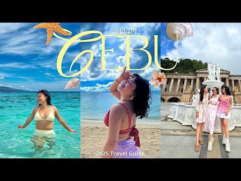 Cebu Travel Vlog 🏝️ | 5D4N itinerary and expenses | Oslob, Moalboal, Badian & Mactan