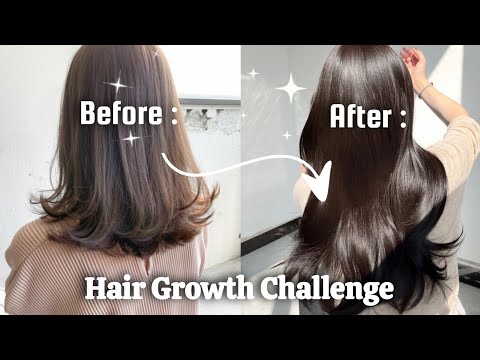 6 Months Hair Growth Challenge 🎀✨